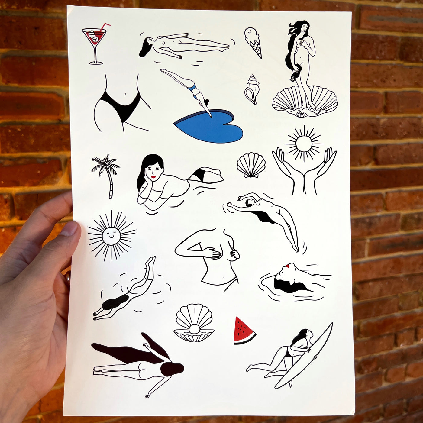 SUMMER TEMPORARY TATTOOS