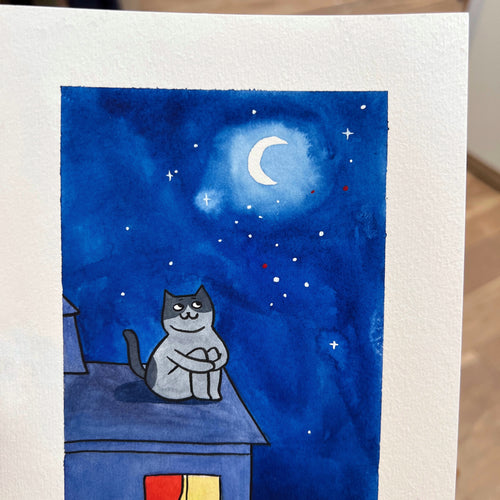 Love is everywhere - original painting