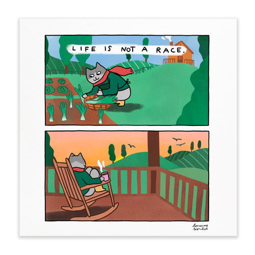 LIFE IS NOT A RACE