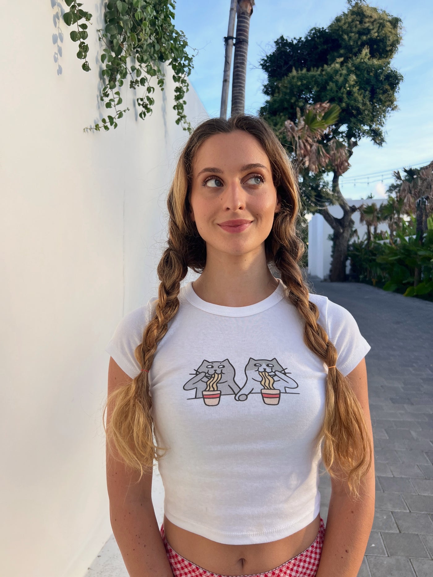 Crop T-Shirt – Noodles Cats