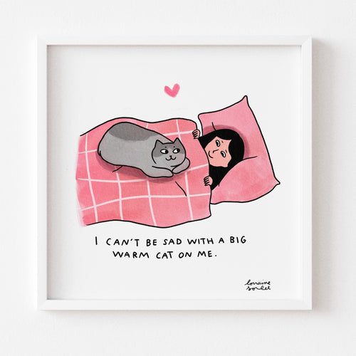 A BIG WARM CAT