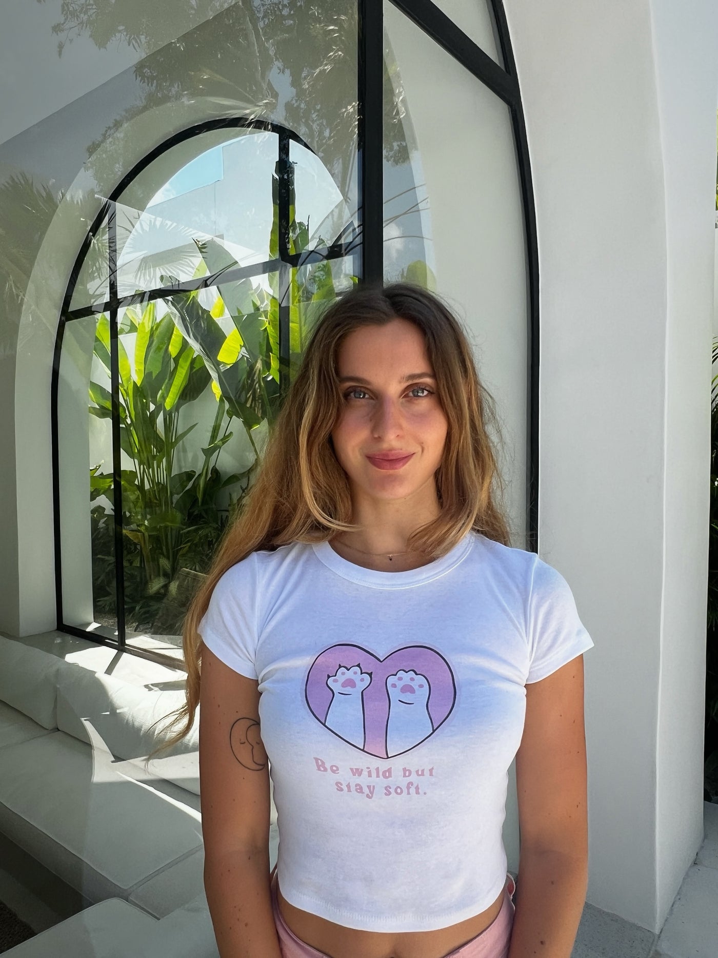 Crop T-Shirt – Be Wild But Stay Soft