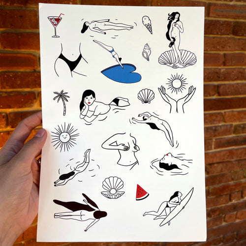 TATOUAGES ÉPHÉMÈRES SUMMER EDITION