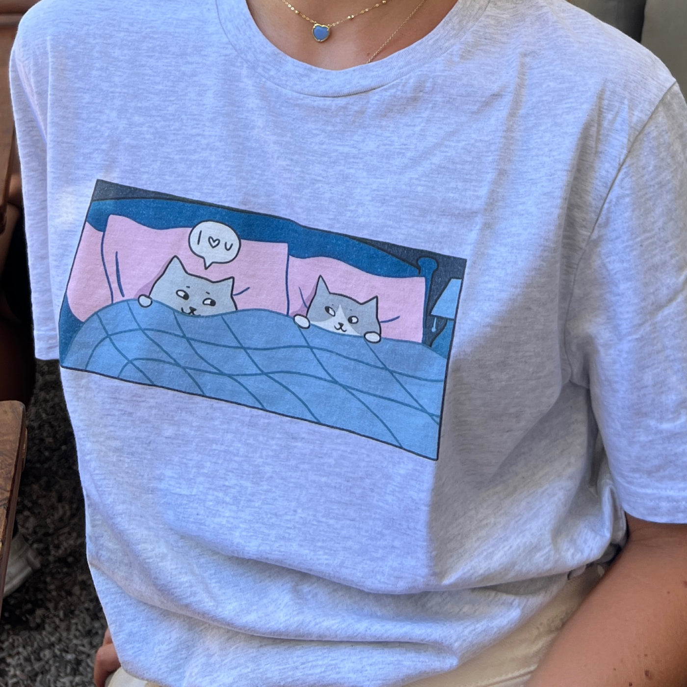 T-SHIRT BONNE NUIT CHATS