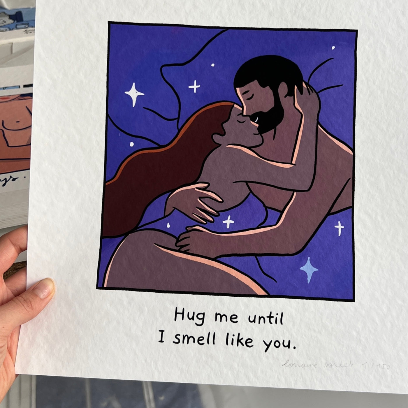 Hug me until I smell like you