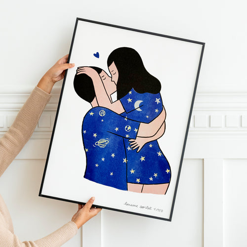 Baiser au clair de lune